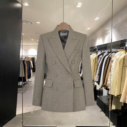 Classic Double-Breasted Blazer 00167