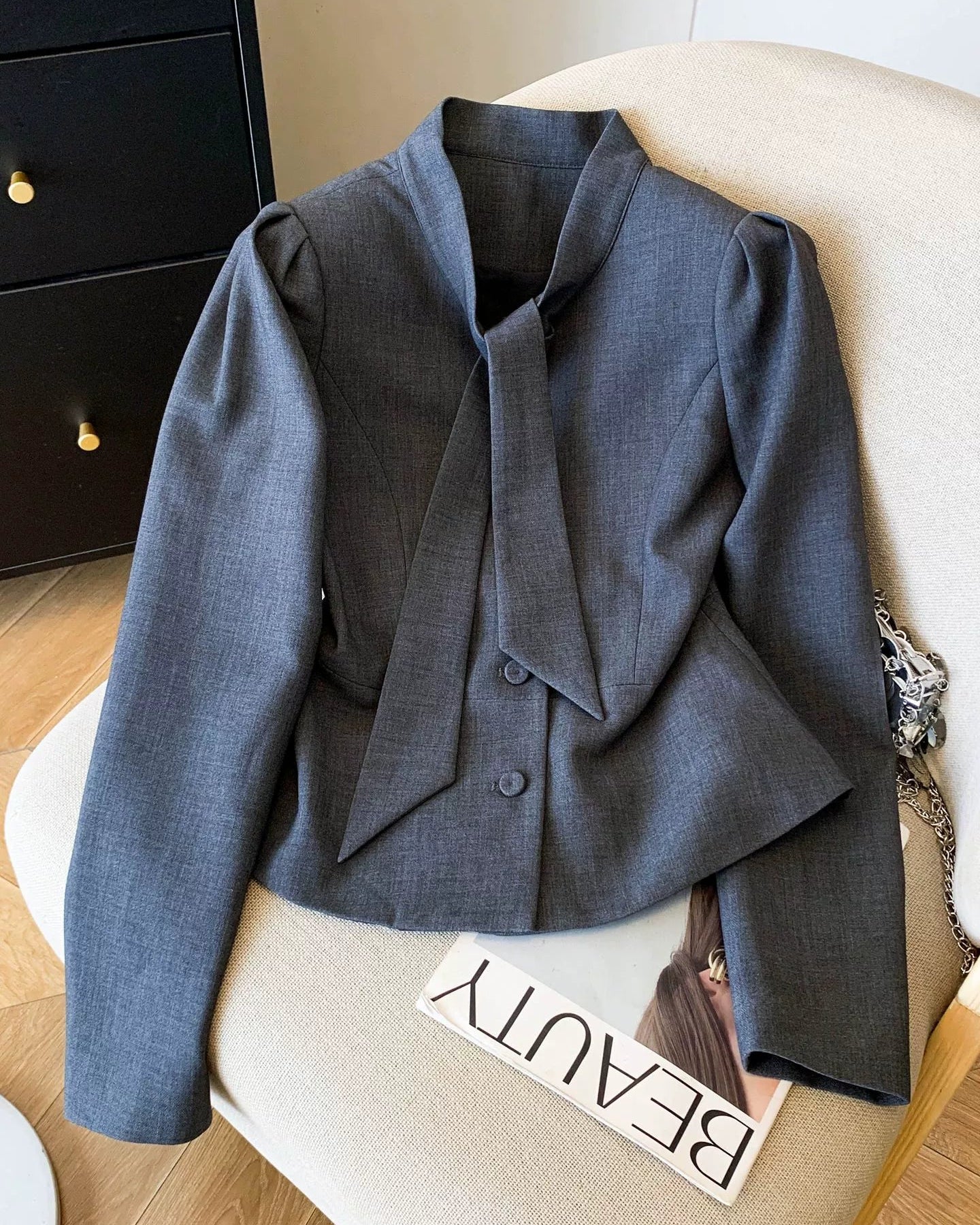 Cross Waist Tailored Jacket 00410