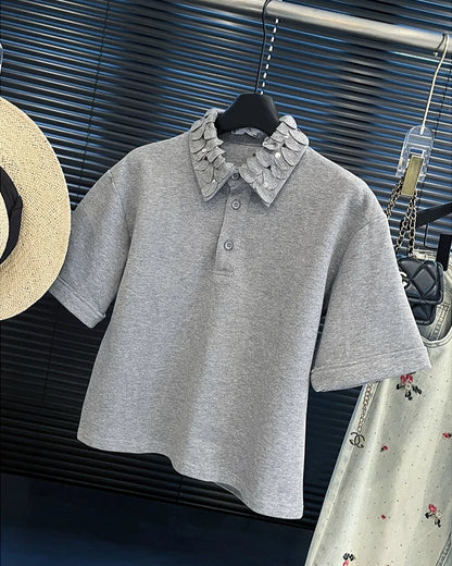 Gray Polo Shirt 00082