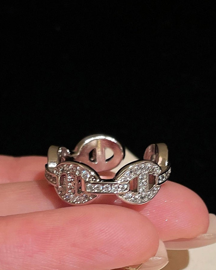 Crystal Loop Ring 00528