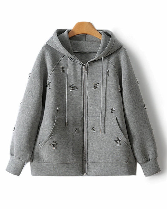 Crystal Zip Hoodie 00424