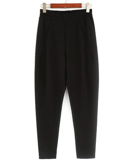 Refined High-Rise Tapered Trousers 00495
