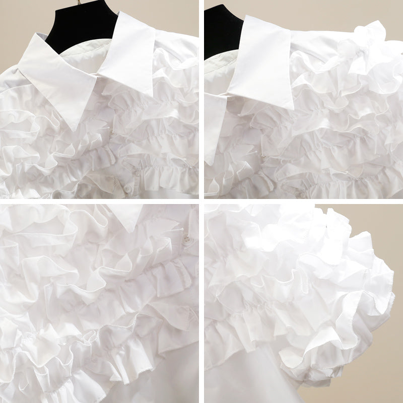 Airy Flounce Blouse 00244