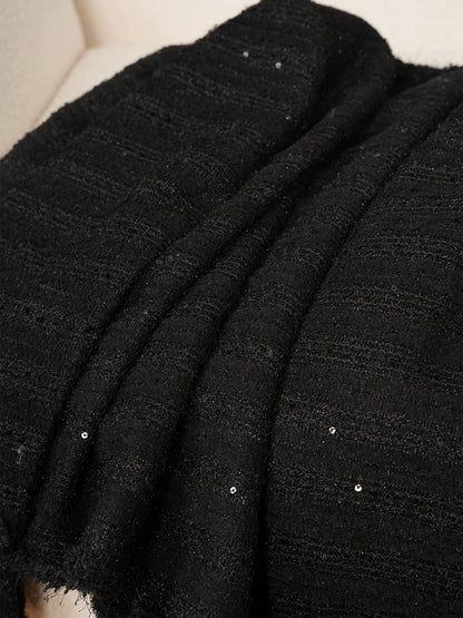Classic Noir Tweed Jacket 00322