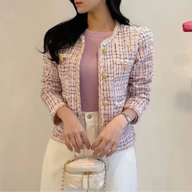 Multiple Color Tweed Jacket 00106