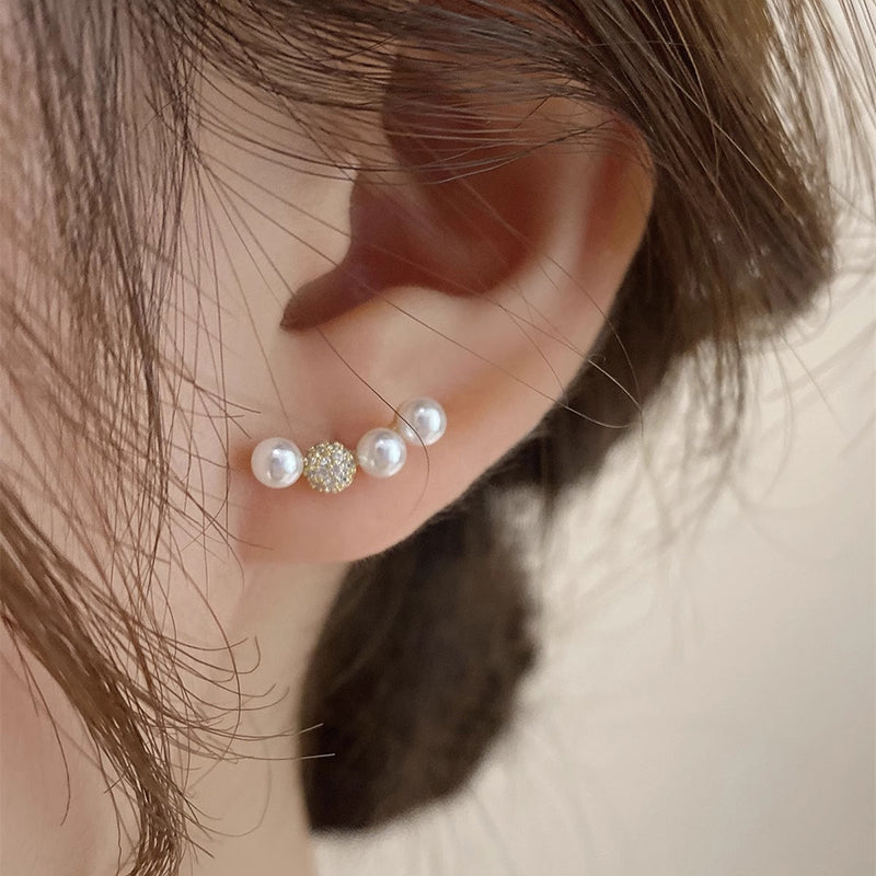 Pearl Orbit Earrings 00204