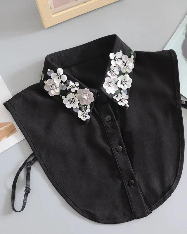 Floral Spangle Collar 00077