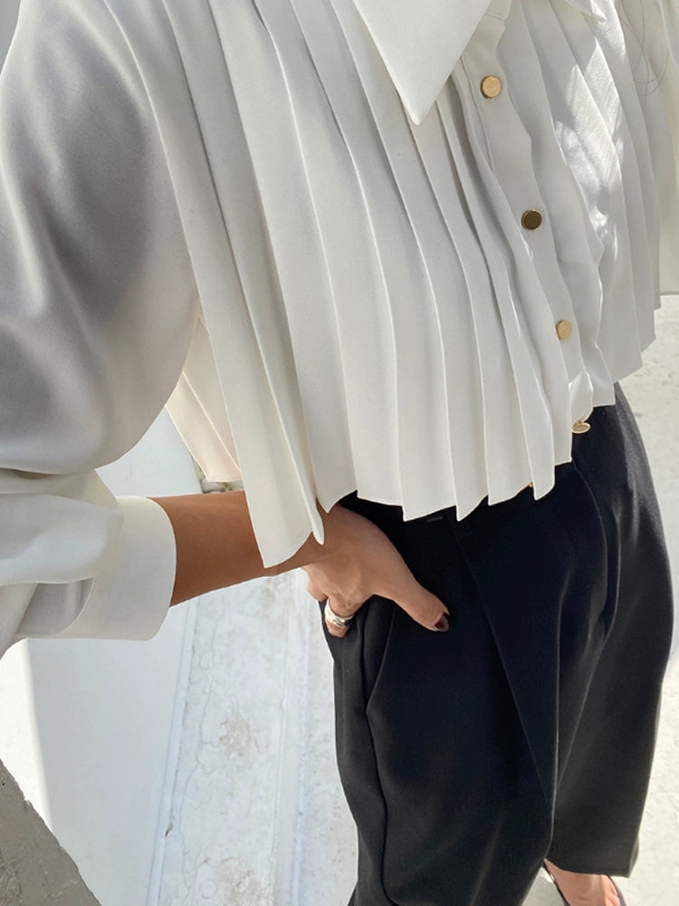 Pleated Shirt 00044
