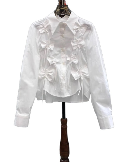 Ribbon Cascade Shirt 00142