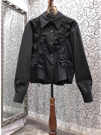 Ribbon Cascade Shirt 00142