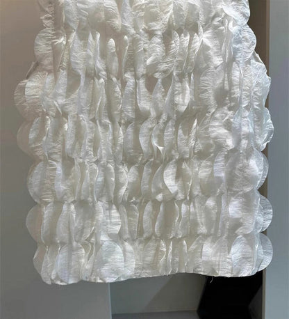 Ripple Ruffle Sleeveless Top 00240