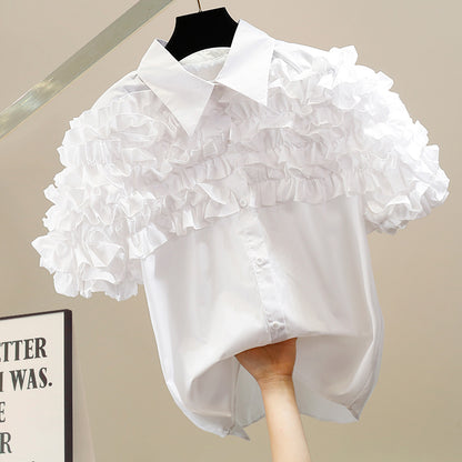 Airy Flounce Blouse 00244