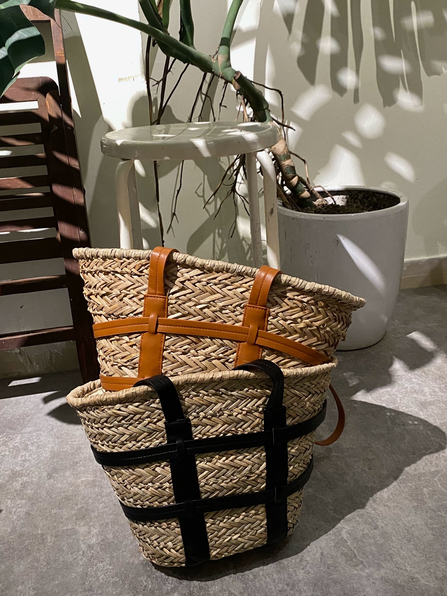 Basket Tote Bag 00058