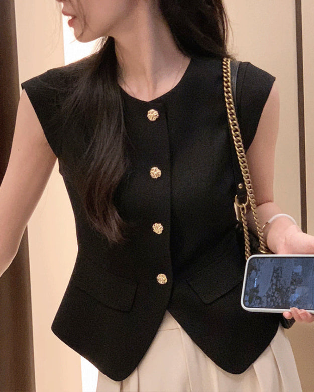 V-Cut Tailored Vest 00214