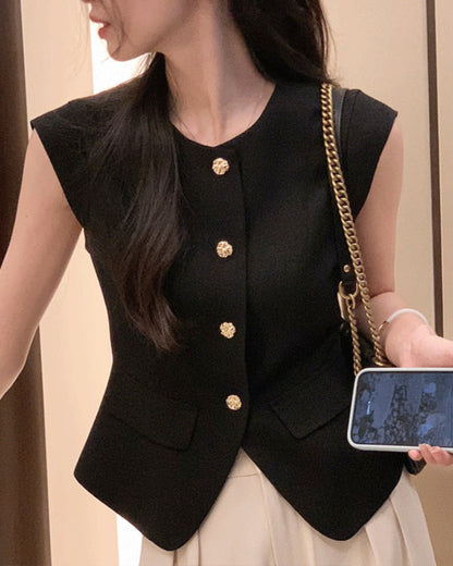 V-Cut Tailored Vest 00214