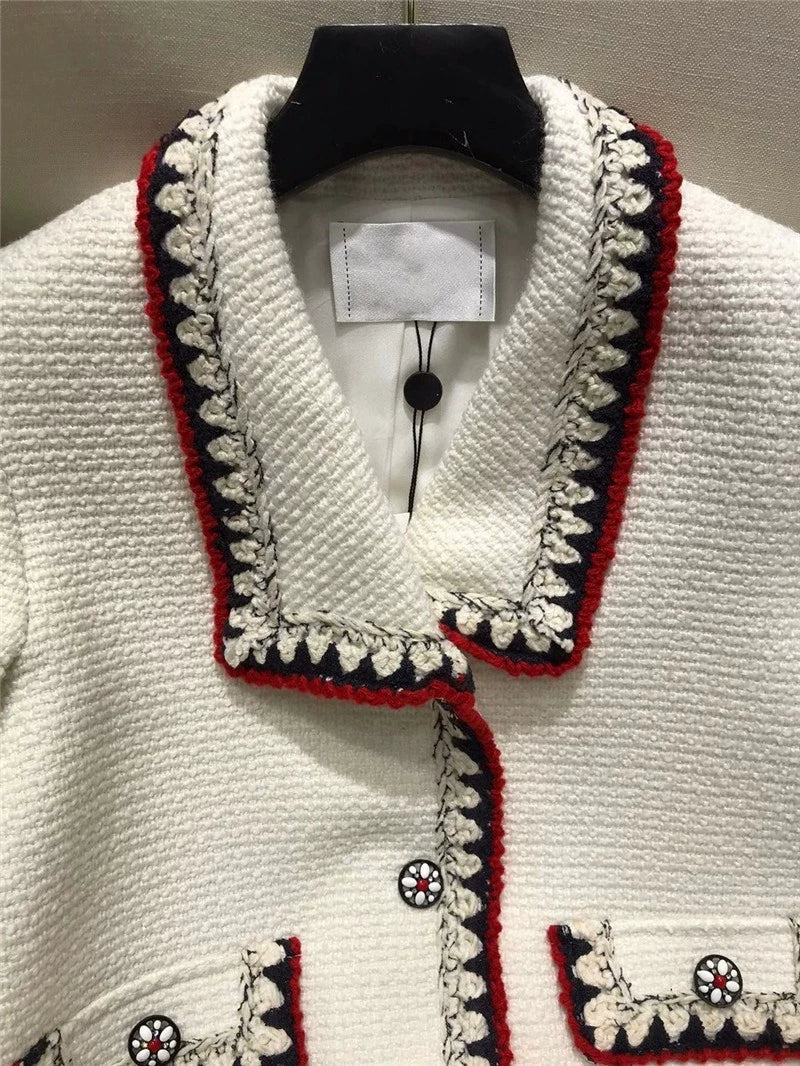 Off White Tweed Jacket 00306
