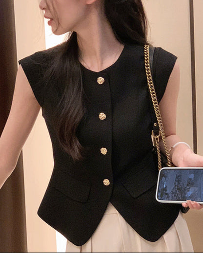 V-Cut Tailored Vest 00214