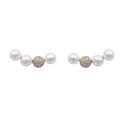 Pearl Orbit Earrings 00204