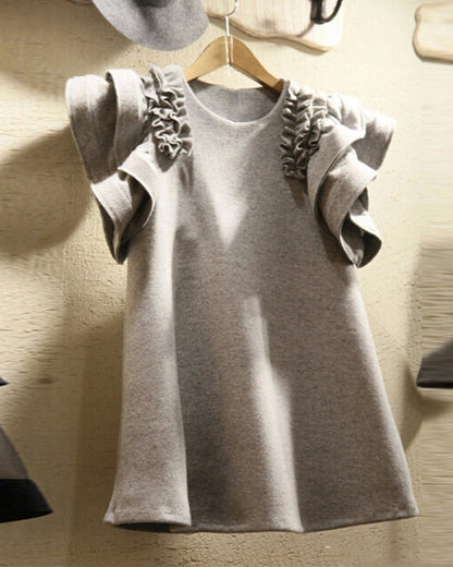 Flutter Sleeve Top 00233