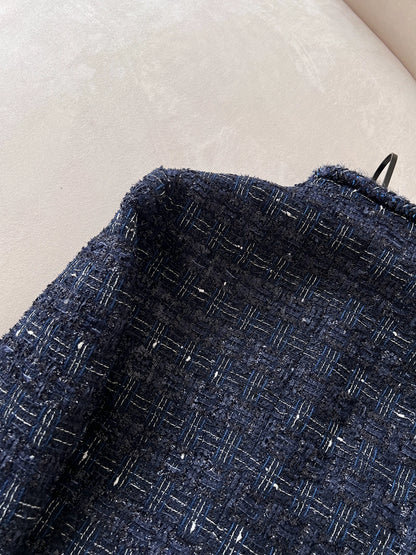 Navy Tweed Classic Jacket 00307