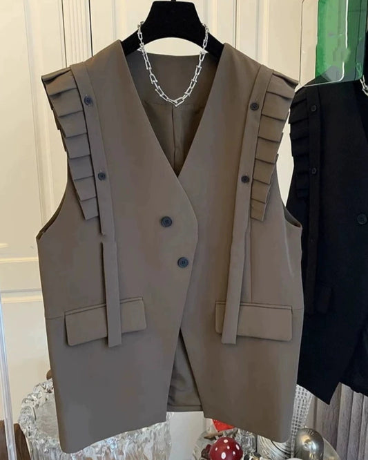 Asymmetric Strap Vest 00261