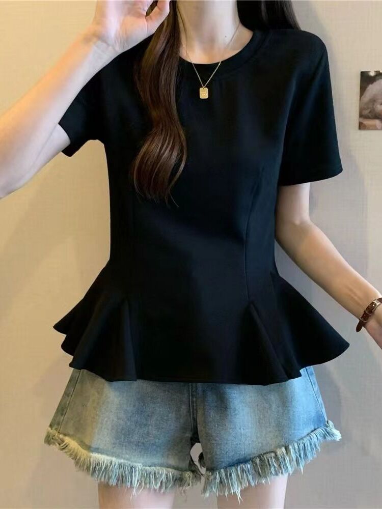 Modern Peplum T-shirt 00218