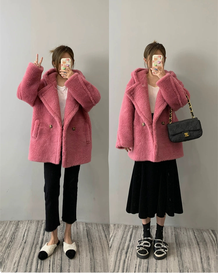 Cozy Teddy Shearling Coat 00518