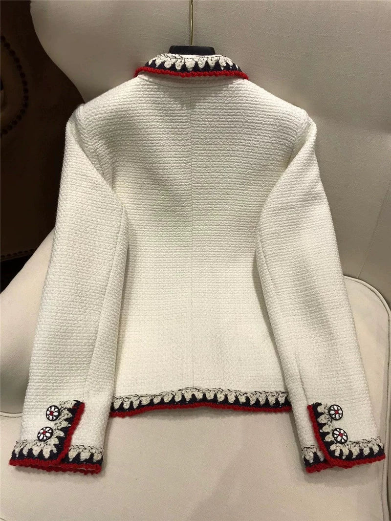 Off White Tweed Jacket 00306
