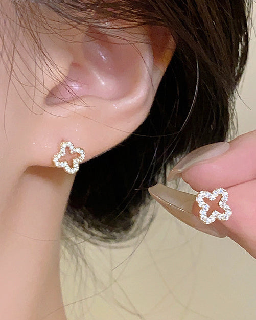 Crystal Bloom Studs 00205