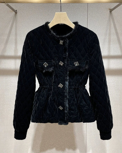 Bijou Botton Velvet Jacket 00017