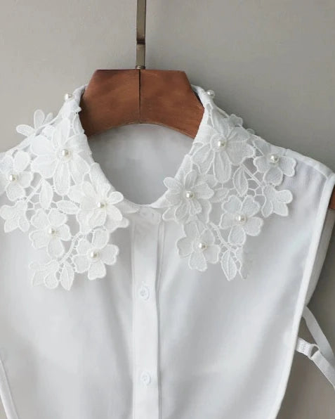 Pearly Floral Collar 00078