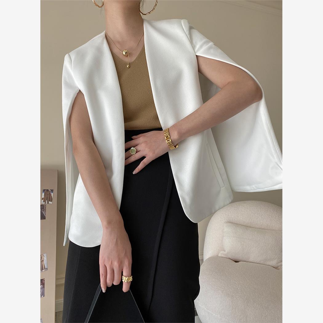 Cape Like Suit Jacket 00138