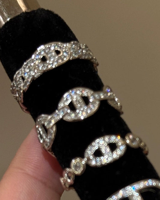 Crystal Loop Ring 00528