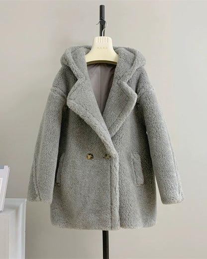 Cozy Teddy Shearling Coat 00518