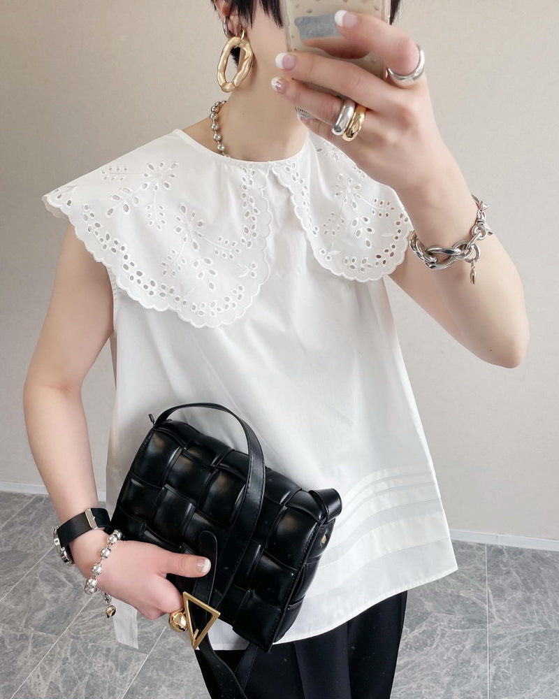 Scallop Grace Top 00245