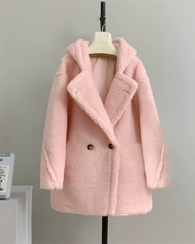 Cozy Teddy Shearling Coat 00518