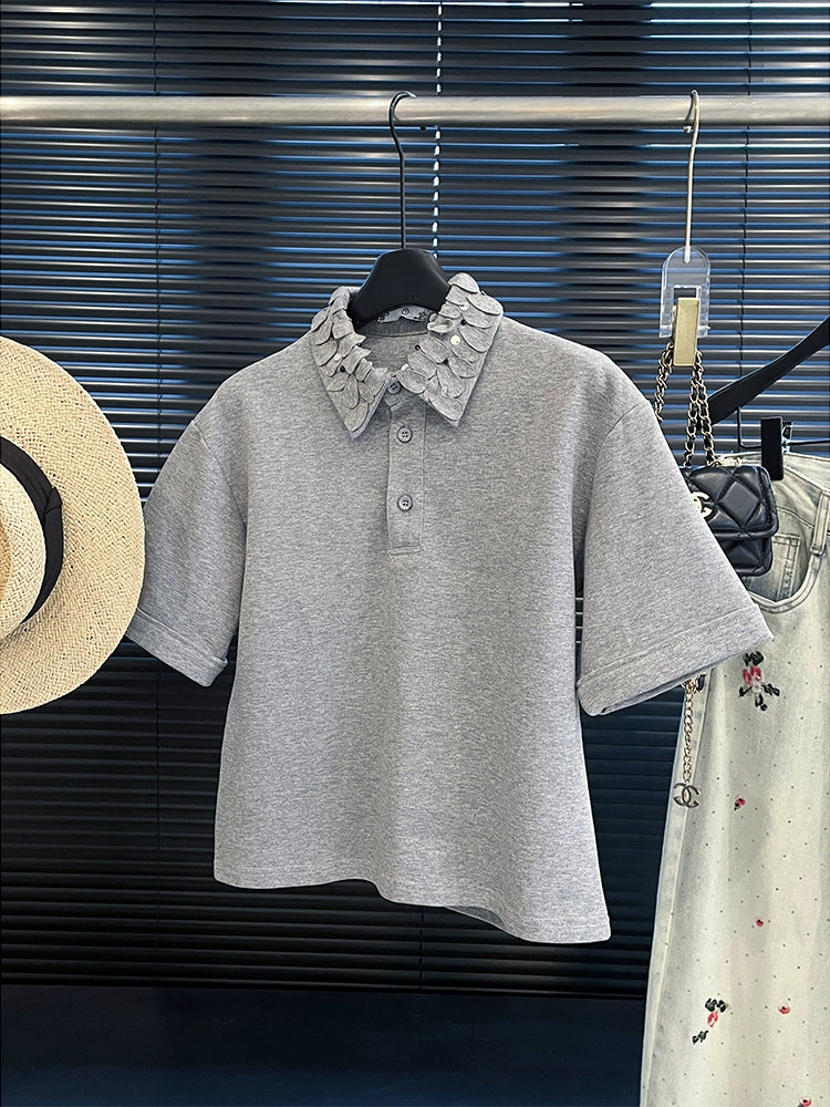 Gray Polo Shirt 00082