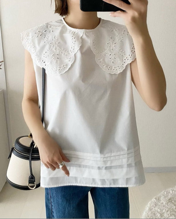 Scallop Grace Top 00245