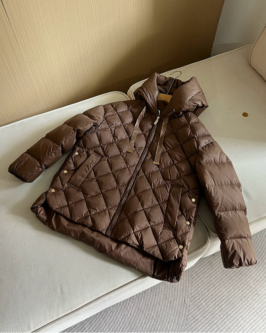 Quilted Short Down Jacket 00545