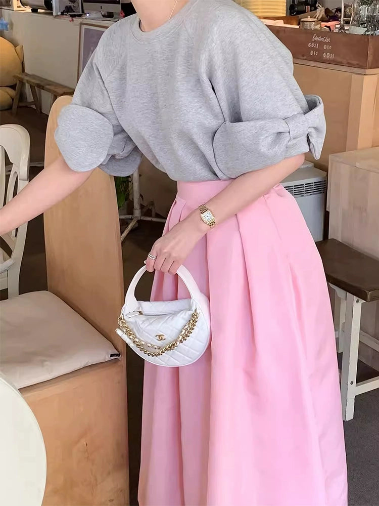 Casual Bow-Tied Sleeve Tee 00276