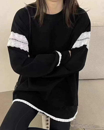 Cozy Lace Pullover 00438