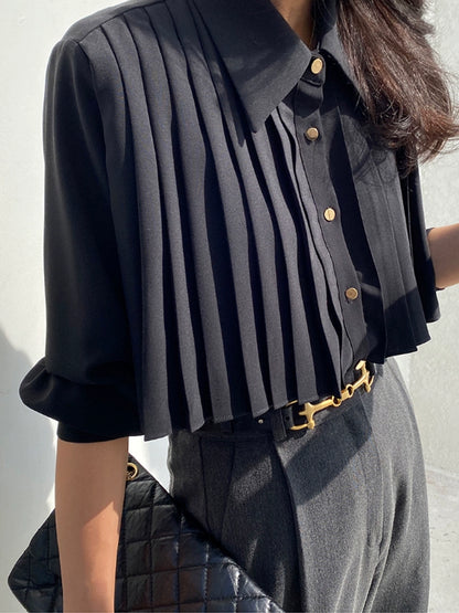 Pleated Shirt 00044