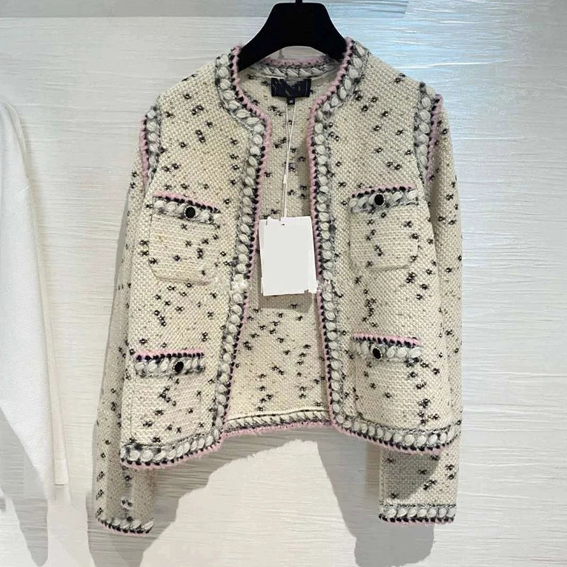 Classic Ivory Tweed Jacket 00305