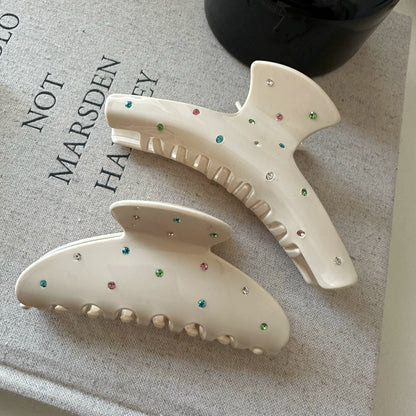 Crystal-Embellished Hair Clip 00131