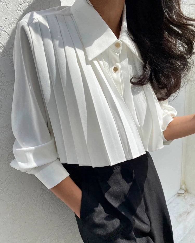 Pleated Shirt 00044