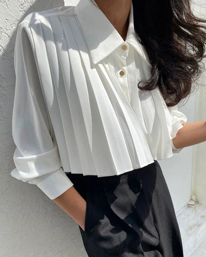 Pleated Shirt 00044