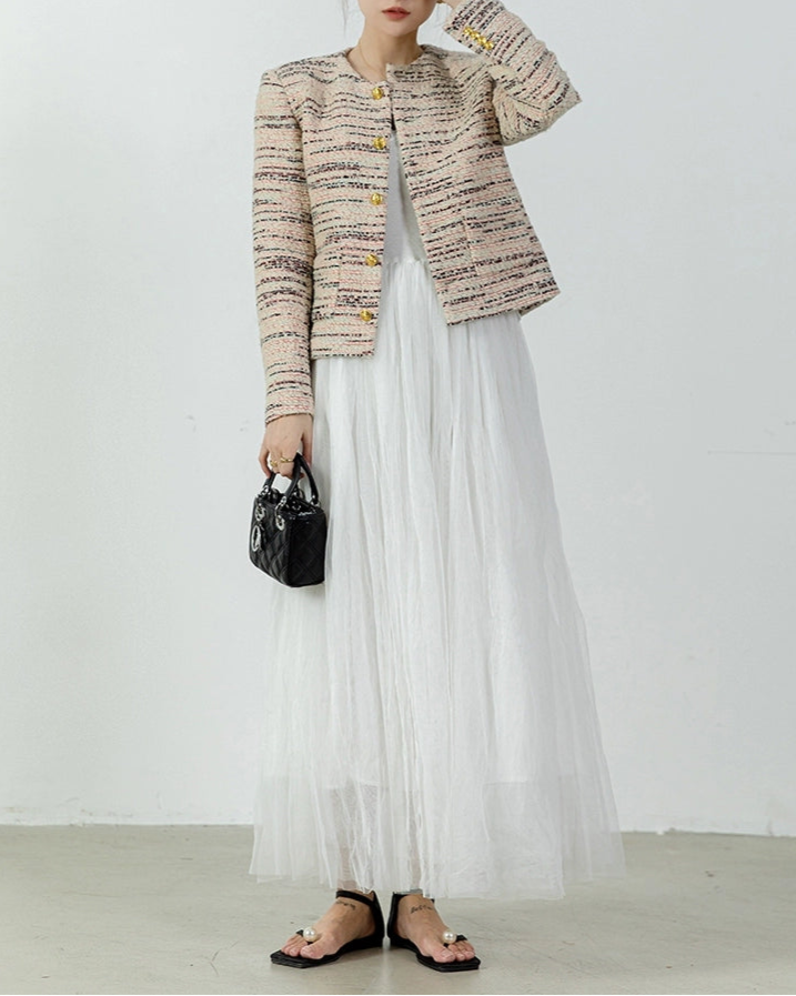 Sorbet Tweed Jacket 00323