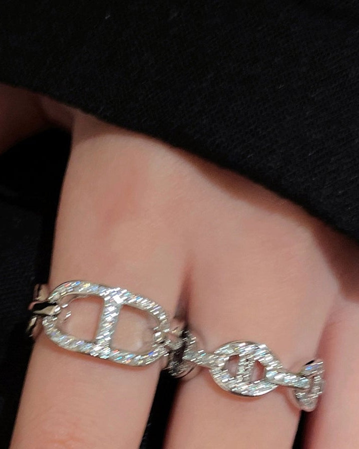 Crystal Loop Ring 00528