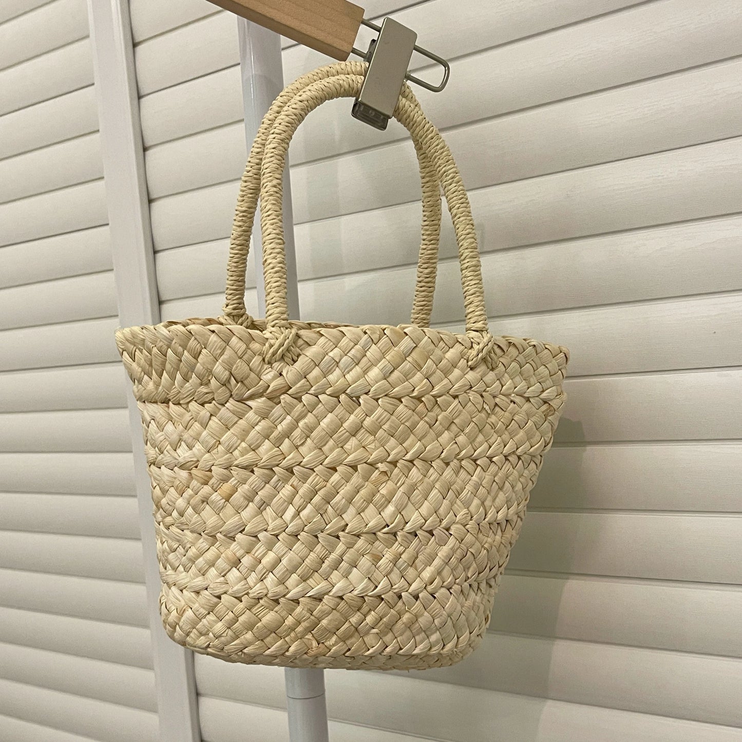 Small Basket Bag with Bow 00056