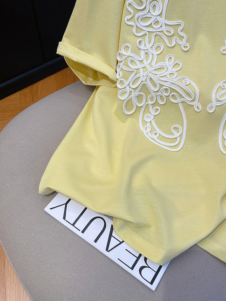Sunlight Embroidery Tee 00256